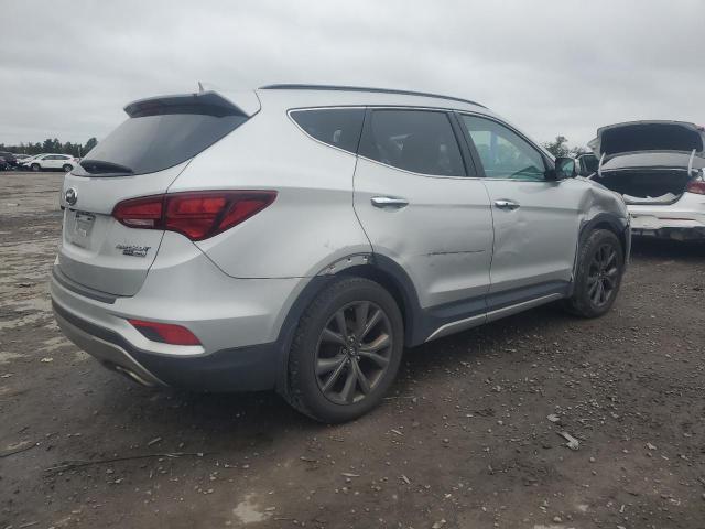 5XYZWDLAXHG409341 - 2017 HYUNDAI SANTA FE S SILVER photo 3