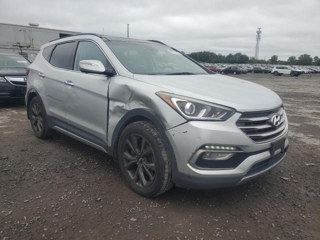 5XYZWDLAXHG409341 - 2017 HYUNDAI SANTA FE S SILVER photo 4