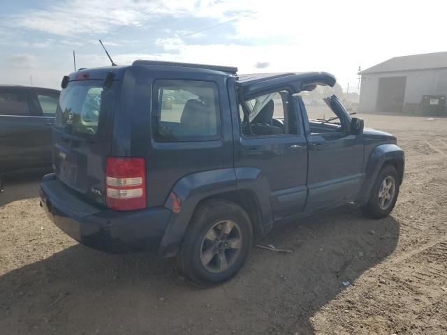 1J8GN28K28W106436 - 2008 JEEP LIBERTY SPORT BLUE photo 3