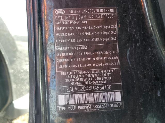 SALAG2D4XBA554158 - 2011 LAND ROVER LR4 HSE Qara foto 14