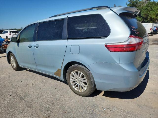 5TDYK3DC1GS719400 - 2016 TOYOTA SIENNA XLE BLUE photo 2