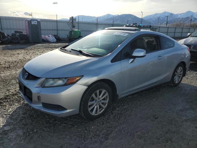 2HGFG3B10CH537594 - 2012 HONDA CIVIC EXL ვერცხლისფერი ფოტო 1