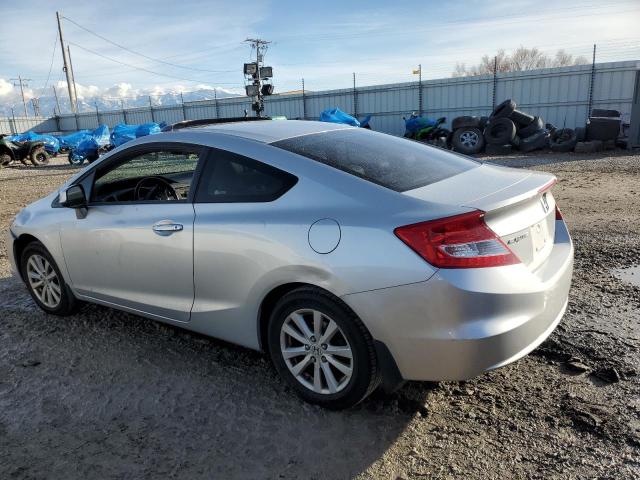 2HGFG3B10CH537594 - 2012 HONDA CIVIC EXL ვერცხლისფერი ფოტო 2