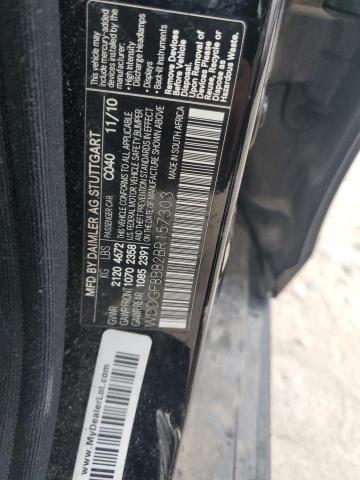 WDDGF8BB2BR157303 - 2011 MERCEDES-BENZ C 300 4MATIC BLACK photo 12