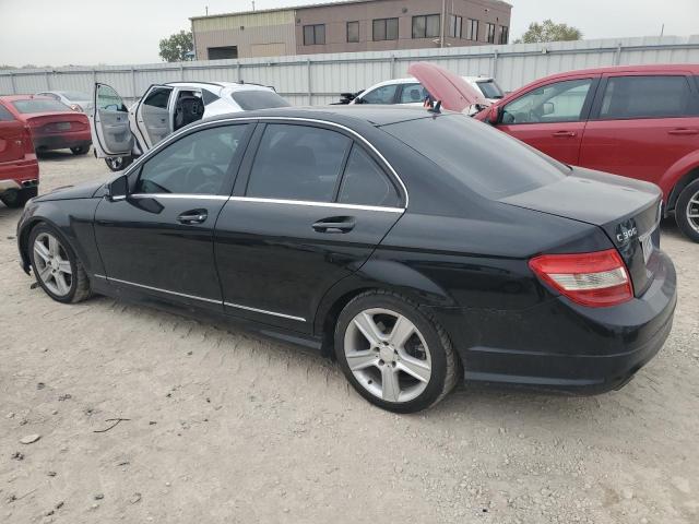 WDDGF8BB2BR157303 - 2011 MERCEDES-BENZ C 300 4MATIC BLACK photo 2