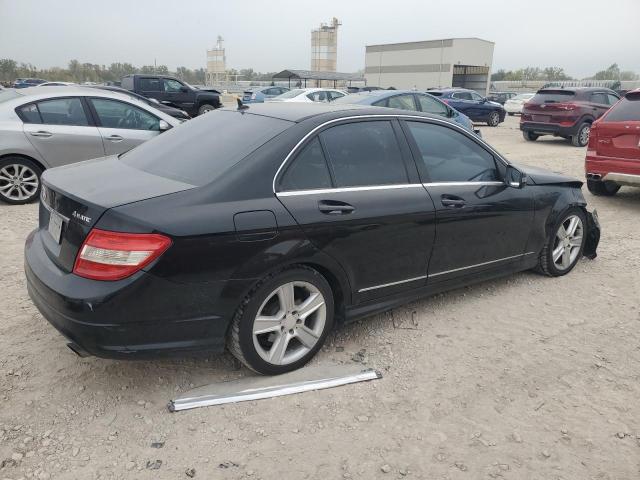 WDDGF8BB2BR157303 - 2011 MERCEDES-BENZ C 300 4MATIC BLACK photo 3