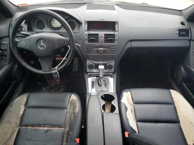 WDDGF8BB2BR157303 - 2011 MERCEDES-BENZ C 300 4MATIC BLACK photo 8