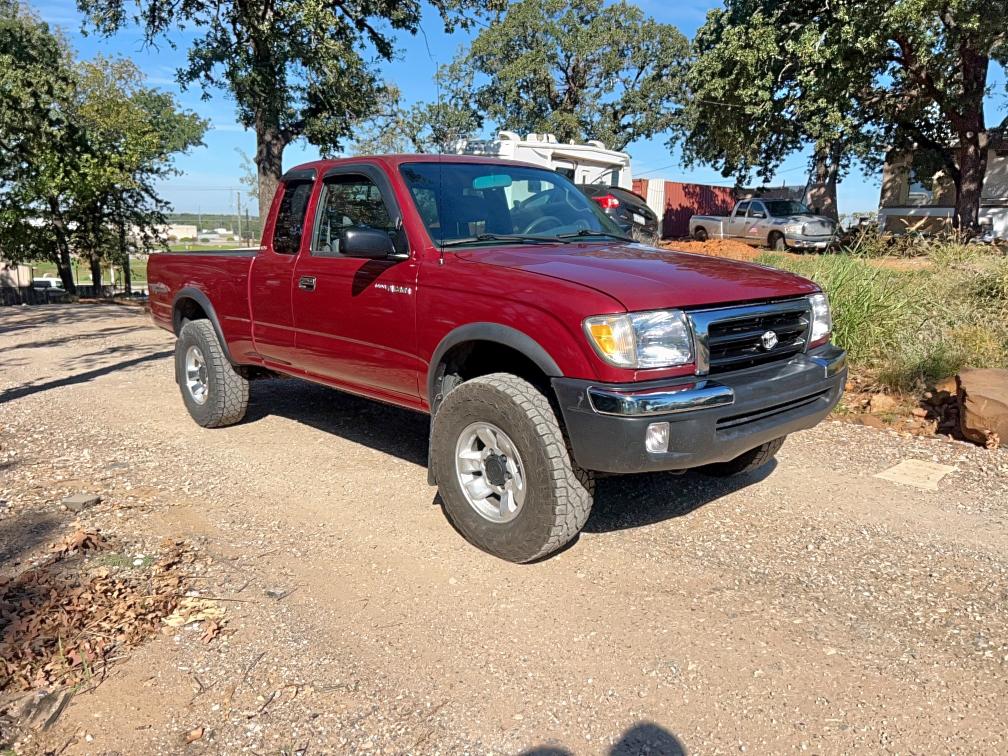 4TAWN72N1XZ551097 - 1999 TOYOTA TACOMA XTRACAB RED photo 1