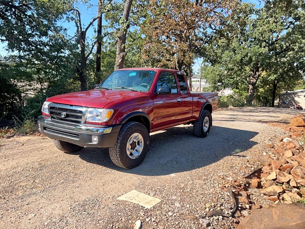4TAWN72N1XZ551097 - 1999 TOYOTA TACOMA XTRACAB RED photo 2