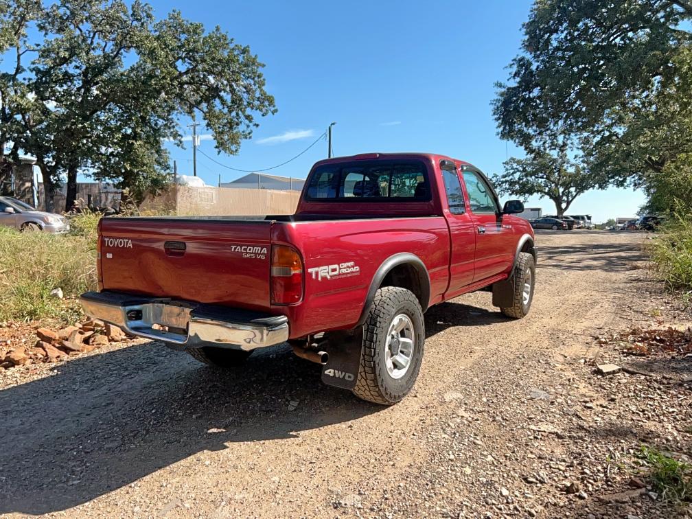 4TAWN72N1XZ551097 - 1999 TOYOTA TACOMA XTRACAB RED photo 4