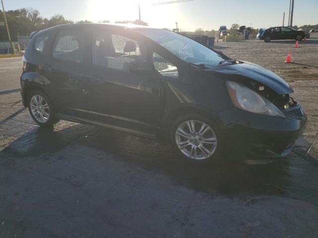 JHMGE8H55BC026107 - 2011 HONDA FIT SPORT BLACK photo 4