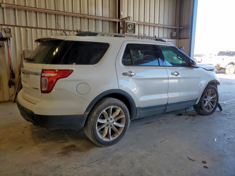 1FM5K7D84FGB10392 - 2015 FORD EXPLORER XLT WHITE photo 3