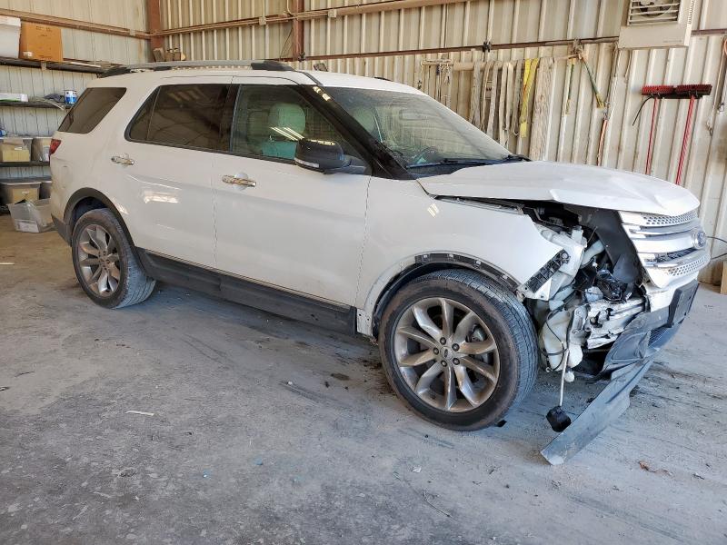 1FM5K7D84FGB10392 - 2015 FORD EXPLORER XLT WHITE photo 4
