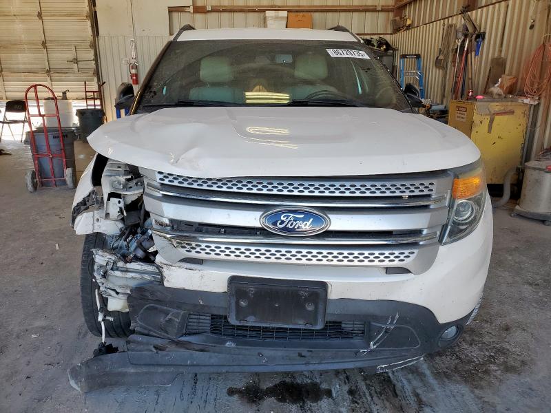 1FM5K7D84FGB10392 - 2015 FORD EXPLORER XLT WHITE photo 5