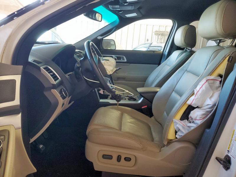 1FM5K7D84FGB10392 - 2015 FORD EXPLORER XLT WHITE photo 7