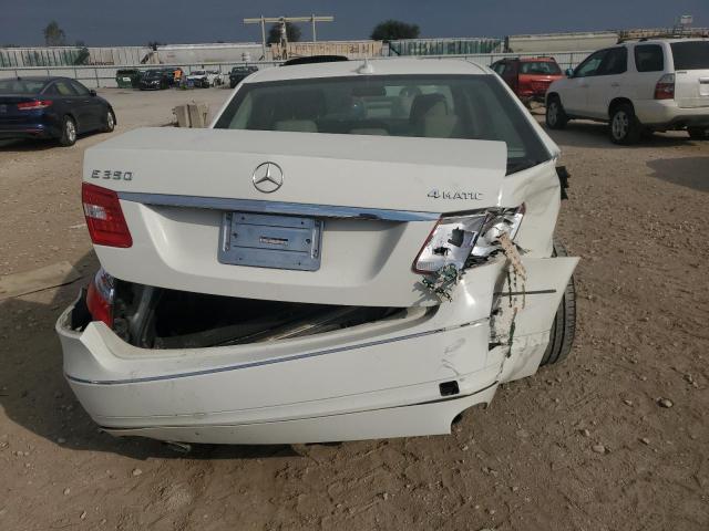 WDDHF8HB4BA441722 - 2011 MERCEDES-BENZ E 350 4MATIC WHITE photo 6