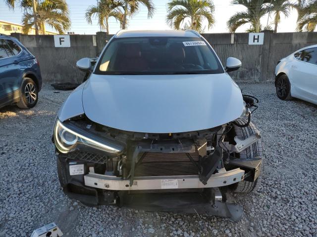 ZASPAJANXM7D11886 - 2021 ALFA ROMEO STELVIO SPORT Серебристый фото 5