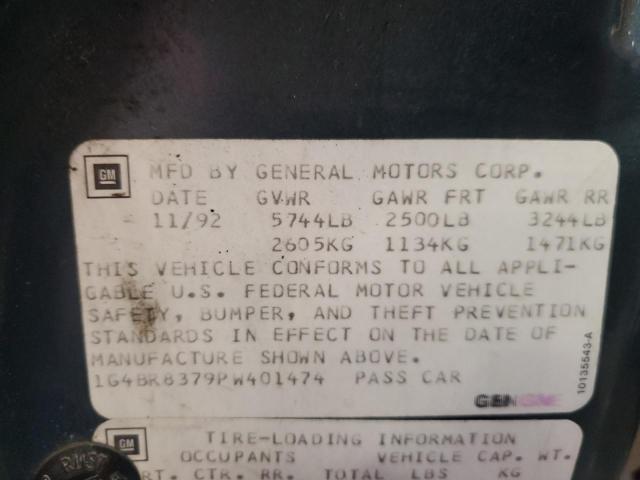 1G4BR8379PW401474 - 1993 BUICK ROADMASTER ESTATE TWO TONE photo 12