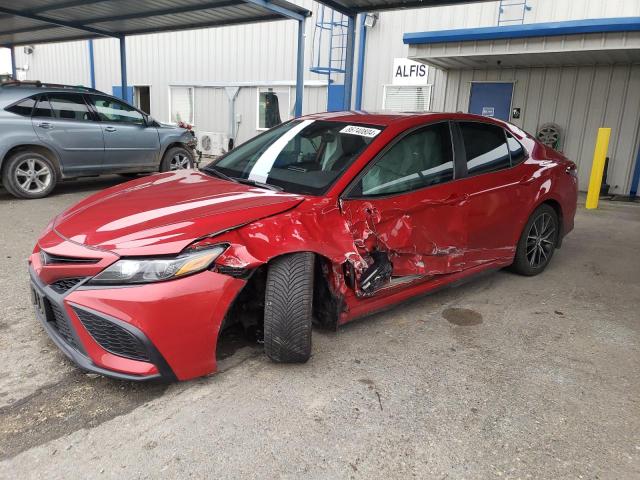 4T1G11AK3PU115966 - 2023 TOYOTA CAMRY SE NIGHT SHADE RED photo 1