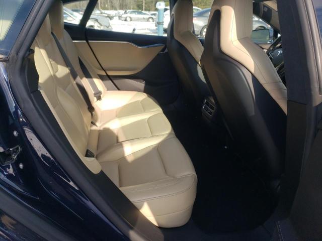 5YJSA1H24EFP63892 - 2014 TESLA MODEL S BLUE photo 10