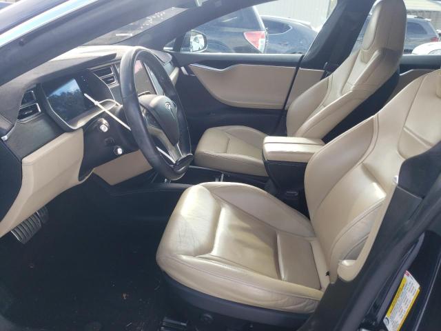 5YJSA1H24EFP63892 - 2014 TESLA MODEL S BLUE photo 7