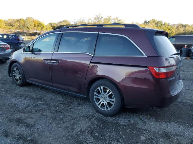 5FNRL5H69BB078964 - 2011 HONDA ODYSSEY EXL MAROON photo 2