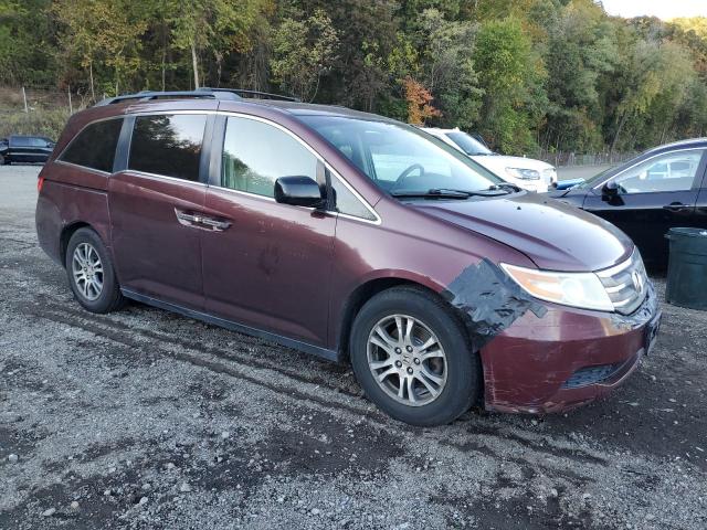 5FNRL5H69BB078964 - 2011 HONDA ODYSSEY EXL MAROON photo 4
