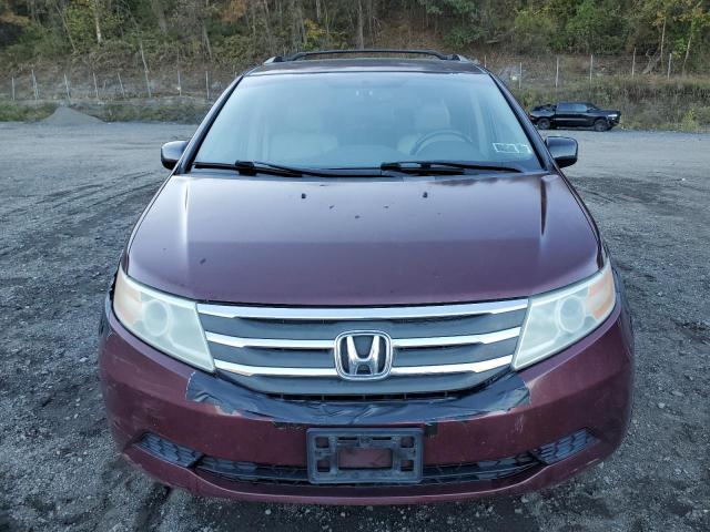 5FNRL5H69BB078964 - 2011 HONDA ODYSSEY EXL MAROON photo 5
