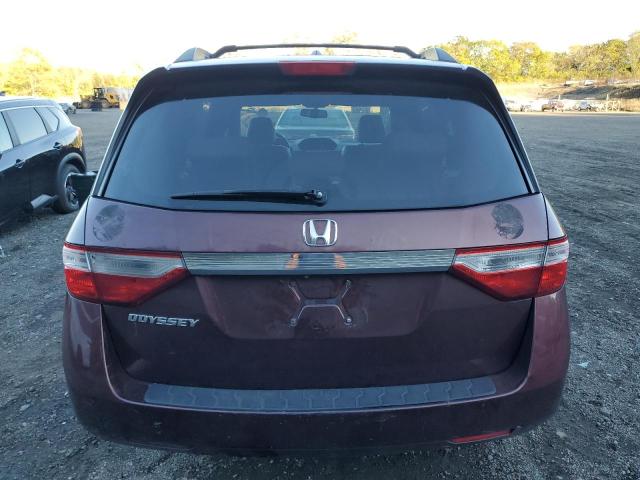 5FNRL5H69BB078964 - 2011 HONDA ODYSSEY EXL MAROON photo 6