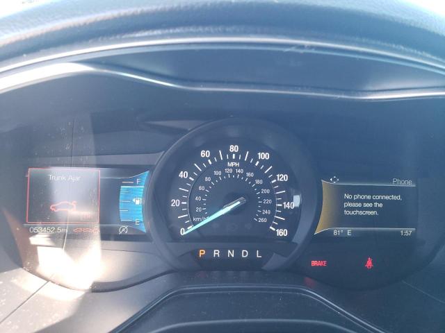 3FA6P0HD7LR248382 - 2020 FORD FUSION SE BLACK photo 9