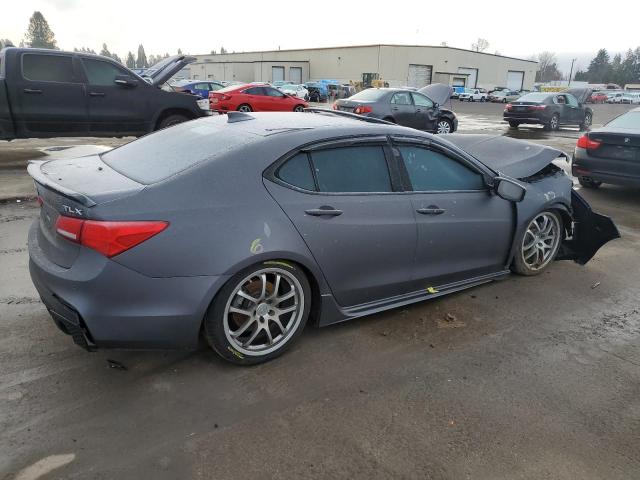 19UUB2F65JA008899 - 2018 ACURA TLX TECH+A Մոխրագույն լուսանկար 3
