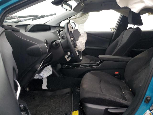 JTDKARFP7K3106705 - 2019 TOYOTA PRIUS PRIM 青色 照片 7