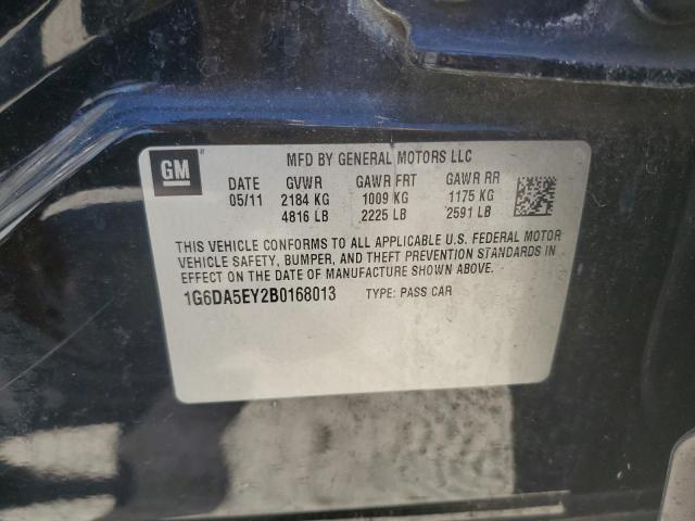 1G6DA5EY2B0168013 - 2011 CADILLAC CTS Schwarz Foto 12