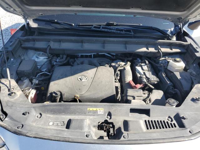 5TDGZRBH2LS513876 - 2020 TOYOTA HIGHLANDER XLE SILVER photo 12