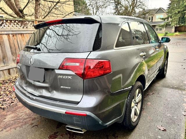 2HNYD2H61BH550134 - 2011 ACURA MDX TECHNOLOGY Сұр фото 4