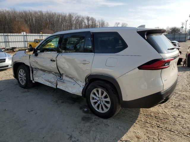 5TDAAAB59RS008558 - 2024 TOYOTA HIGHLANDER XLE WHITE photo 2