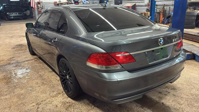 WBAHL83578DT11510 - 2008 BMW 750 I CHARCOAL photo 3