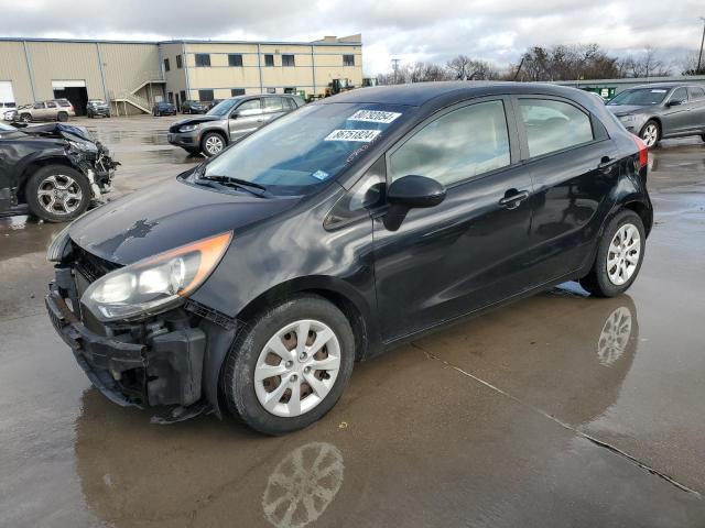 KNADM5A36C6017394 - 2012 KIA RIO LX BLACK photo 1