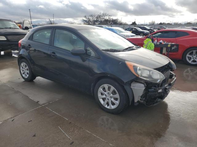 KNADM5A36C6017394 - 2012 KIA RIO LX BLACK photo 4