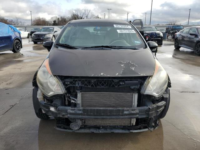 KNADM5A36C6017394 - 2012 KIA RIO LX BLACK photo 5