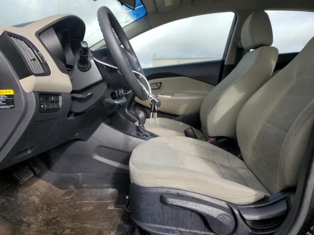 KNADM5A36C6017394 - 2012 KIA RIO LX BLACK photo 7