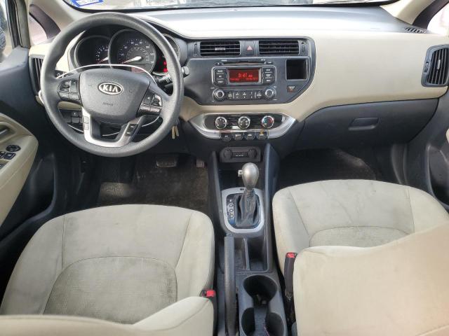 KNADM5A36C6017394 - 2012 KIA RIO LX BLACK photo 8