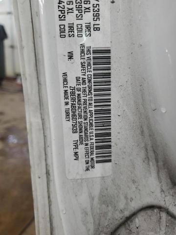 ZFBERFAB0H6D75139 - 2017 RAM PROMASTER WHITE photo 13