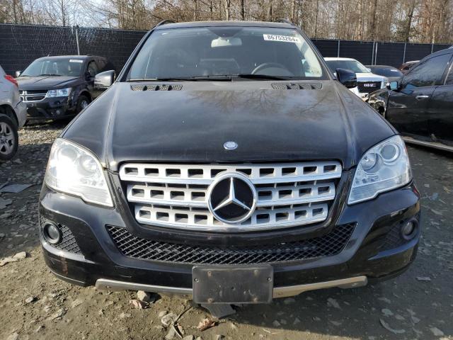 4JGBB8GBXBA645773 - 2011 MERCEDES-BENZ ML 350 4MATIC BLACK photo 5