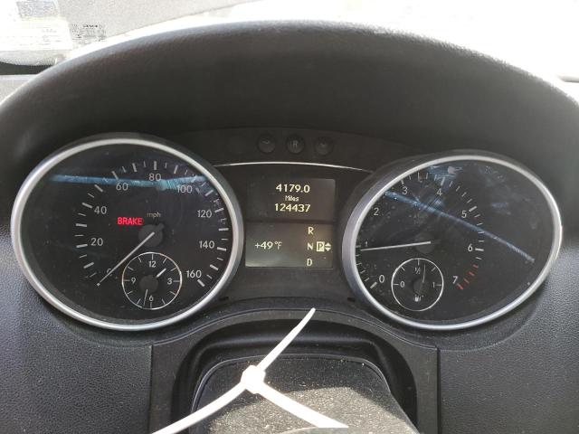 4JGBB8GBXBA645773 - 2011 MERCEDES-BENZ ML 350 4MATIC BLACK photo 9