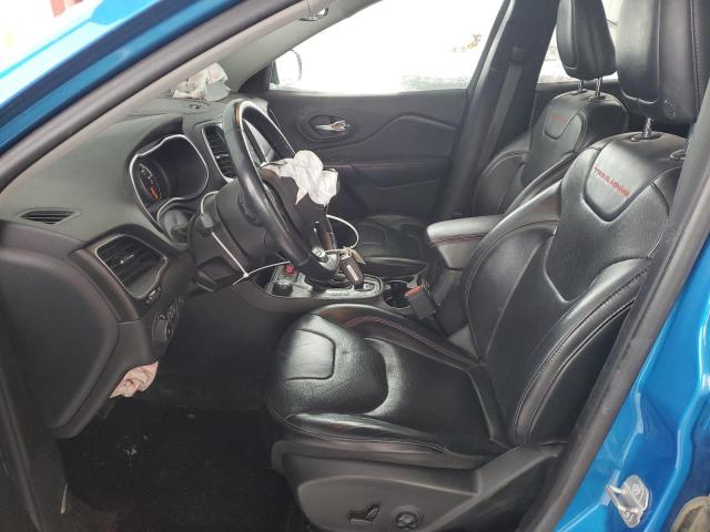 1C4PJMBN6KD158821 - 2019 JEEP CHEROKEE TRAILHAWK BLUE photo 7