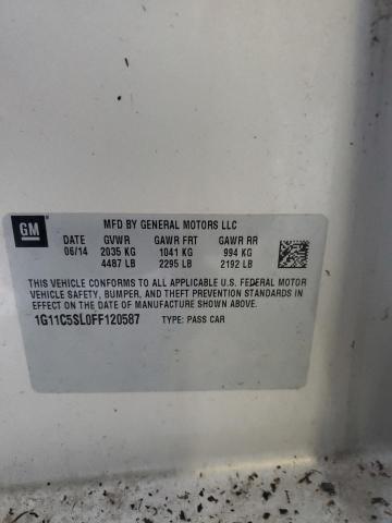 1G11C5SL0FF120587 - 2015 CHEVROLET MALIBU 1LT Қоңыр фото 12