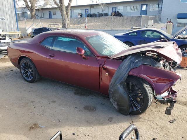 2C3CDZFJ0PH694141 - 2023 DODGE CHALLENGER R/T SCAT PACK BURGUNDY photo 4