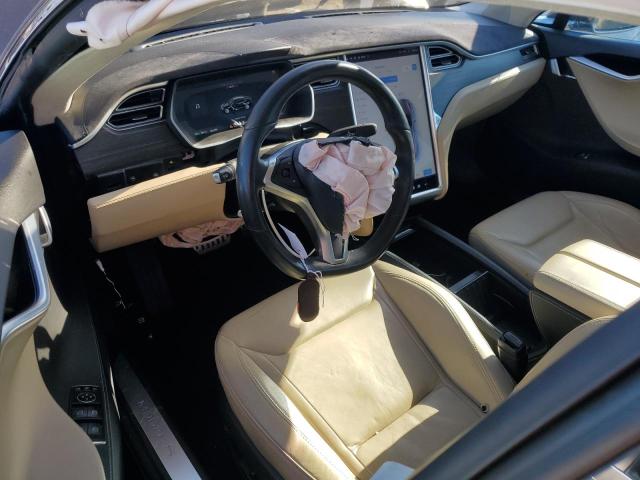 5YJSA1H29EFP63824 - 2014 TESLA MODEL S BROWN photo 8