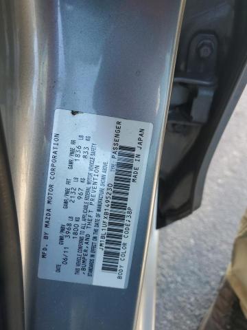 JM1BL1UFXB1495230 - 2011 MAZDA 3 I Gümüş foto 12